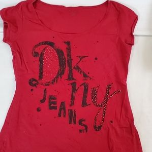 DKNY jeans shirt red